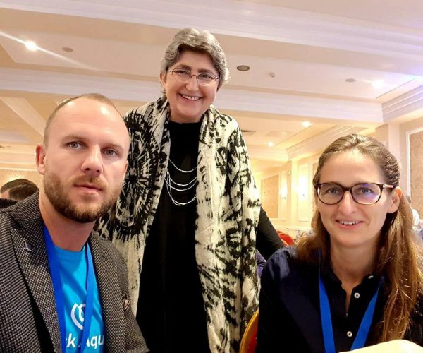 With Professor Roumiana Tsenkova from Kobe University and Dr. Everine Van De Kraats.  Great scientists that are searching the answers in water depending on the spectral light combinations