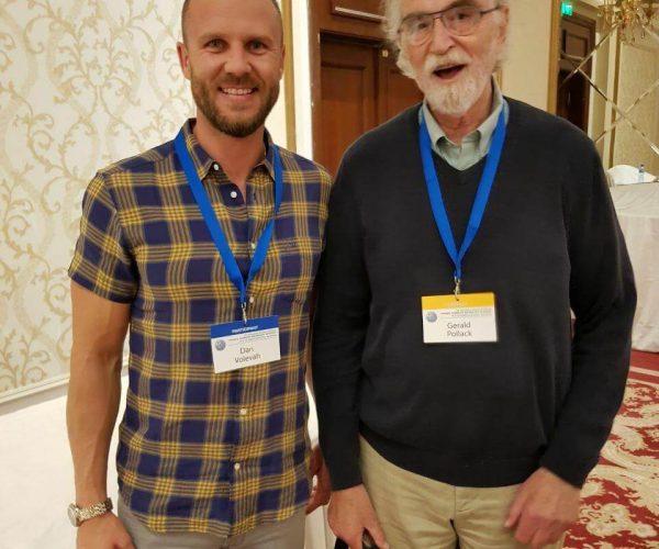 With Profesor Gerald Pollack. One of the world's top scientists who discovered 4th phase of water.